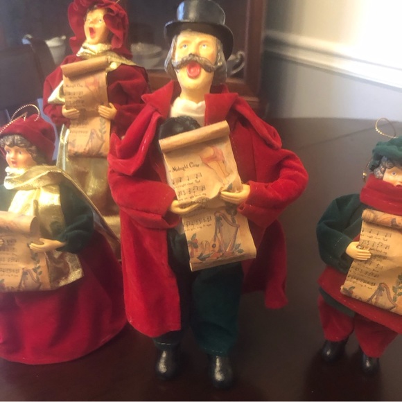 Christmas Vintage Kurt Adler Caroling Family set of 4 - Picture 3 of 10